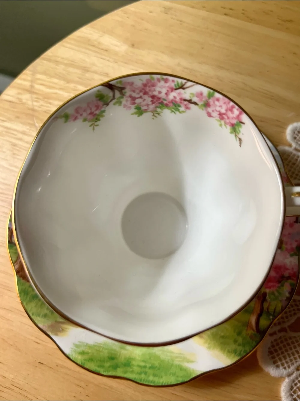 Royal Albert Flower of the Month Tea Cup & Saucer Set